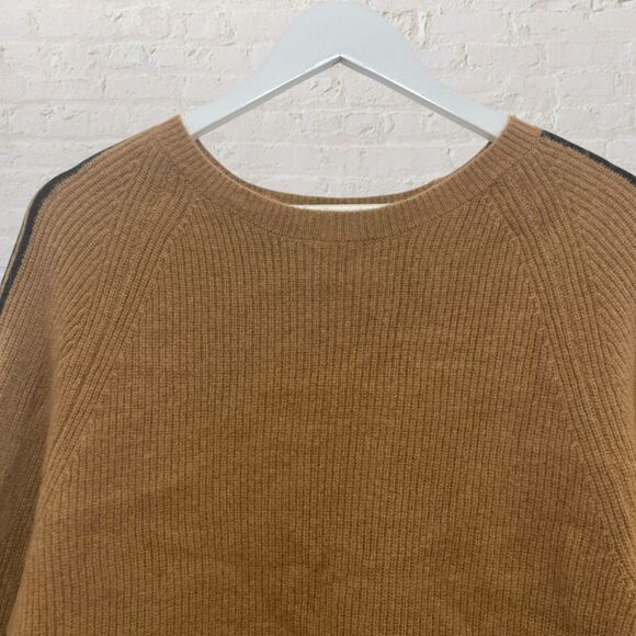 Victoria’s Secret Camel Tan Oversized Cashmere Sweater Size M Cozy Soft Relaxed - Picture 6 of 16